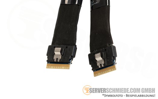 HP 90cm SAS NVMe cable 4x SFF-8654 DL380 DL560 Gen10 riser U.2 SFF NVMe cage 876558-001