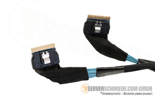 HP 90cm SAS NVMe cable 4x SFF-8654 DL380 DL560 Gen10 riser U.2 SFF NVMe cage 876558-001