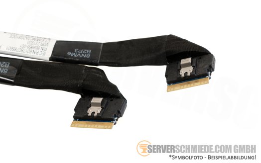 HP 90cm Slim SAS NVMe cable SFF-8654 DL560 Gen10 B2P3+B2P4 to Riser-2 Port 1B+2B 869968-001