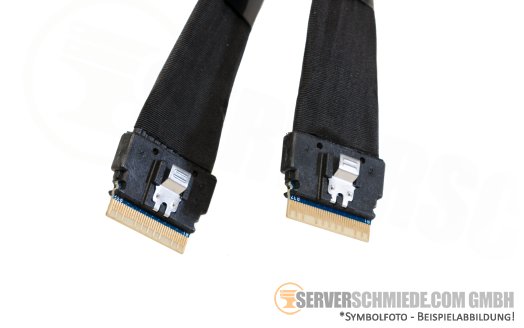 HP 90cm Slim SAS NVMe cable SFF-8654 DL560 Gen10 B2P3+B2P4 to Riser-2 Port 1B+2B 869968-001