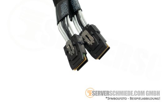 HP 95cm SAS Kabel cable 2x SFF-8087 winkel to 2x SFF-8087 gerade DL580 Gen10 870489-001