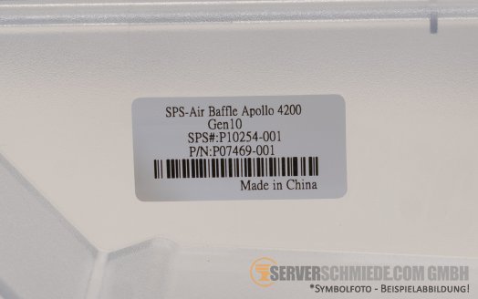 HP Apollo 4200 Gen10 Airflow Air Baffle P07469-001