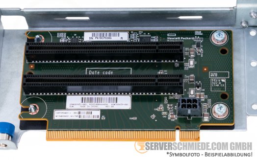 HP Apollo 4200 Gen9 Riser 2x PCIe x16 Slot with Cage 789439-001 809951-001 6053B11319