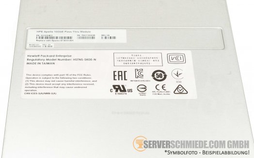 HP Apollo K6000 6x 10Gb SFP+ Network PassThru module 851928-B21 864053-001