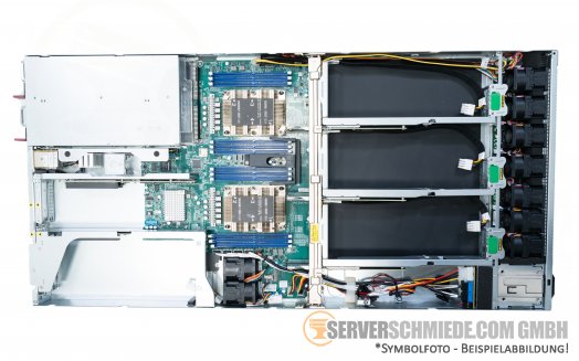 HP Apollo PC40 4x GPU 2x Intel XEON Scalable LGA3647 DDR4 2x PSU 1U 19