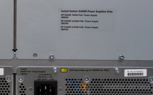 HP Aruba 5412R zl2 Network Switch Chassis J9822A + J9827A