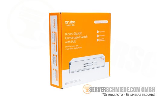 HP Aruba Instant On 1430 8-Port PoE 1GbE Gigabit Ethernet Network Switch Desktop +NEW+