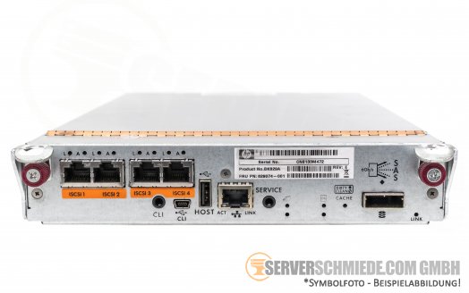 HP BK829A 629074-001 4x 1GbE iSCSI SAS Raid Controller for MSA P2000 G3 Storage