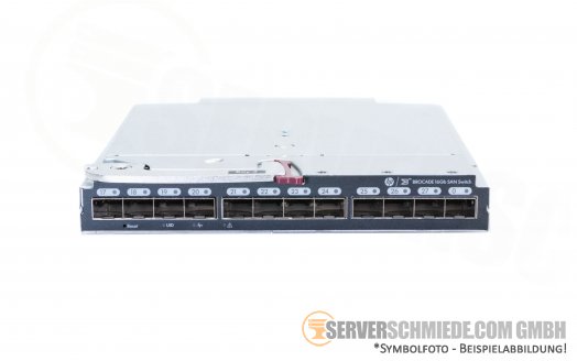 HP Brocade 28-Port 16Gb FibreChannel FC SAN Switch 16x intern 12x extern - C7000 C3000 C8S46A