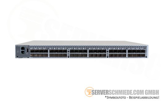HP Brocade 6510 SN6000B 48-Port 48x 16Gb FC FibreChannel SAN-Switch 48-Ports active 19" Rack 1U incl. Trunking & Extended Fabric License