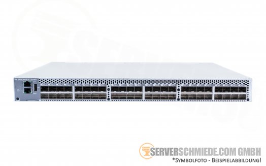 HP Brocade 6510 SN6000B 48-Port 48x 16Gb FC FibreChannel SAN-Switch 48-Ports active 19" Rack 1U