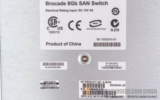 HP C7000 Brocade 8/24c SAN 8Gb FC Fibre Channel Switch 24x 8Gb FC Port 489866-001