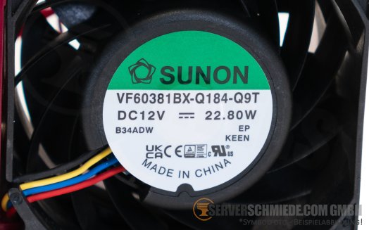 HP Chassis Fan Lüfter Gehäuselüfter Standard Performance DL380 Gen11 P47685-001