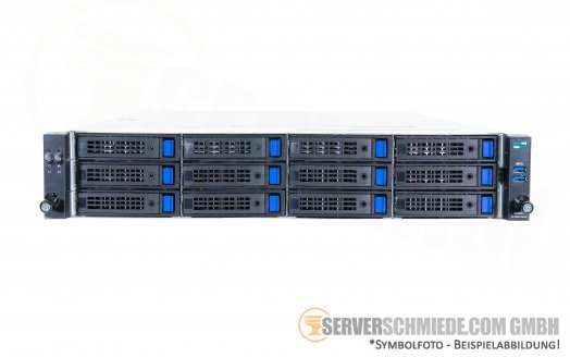 HP Cloudline CL2200 Gen10 G10 2U Server 12x 3,5" LFF + 2x 2,5" SFF 2x Intel XEON Scalable LGA3647 DDR4 ECC Raid 2x PSU
