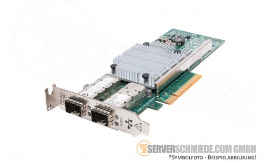 HP QW990A CN1100R 2x 10GbE SFP+ Converged Network Ethernet Controller with iSCSI FCoE PCie x8 706801-001