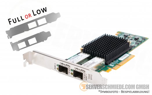 HP CN1200E 2x 10GbE SFP+ Converged Network Ethernet LAN Controller PCIe  x8 767078-001