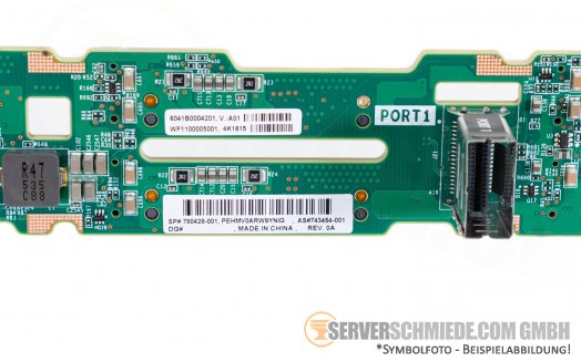 HP SAS Backplane 8x 2,5