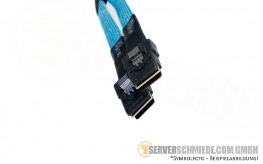 HP DL360 DL380 Gen10 70cm SAS / NVMe Kabel 1x SFF-8654 winkel 2x SFF-8087 gerade 869675-001