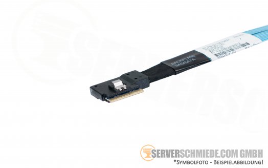 HP DL360 DL380 Gen10 70cm SAS / NVMe Kabel 1x SFF-8654 winkel 2x SFF-8087 gerade 869675-001
