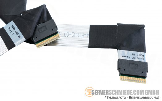 HP DL360 Gen10 Kabel U.2 PCIe NVMe BP Port 1 2x SFF-8654 869681-001 875574-001