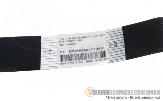 HP DL360 Gen10 Kabel U.2 PCIe NVMe BP Port 1 2x SFF-8654 869681-001 875574-001