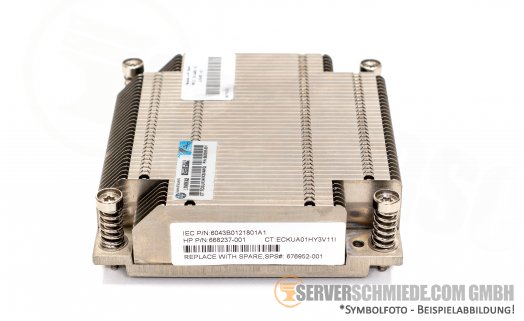 HP DL360e Gen8 Heatsink CPU Kühler Cooler 676952-001 668237-001 665096-001