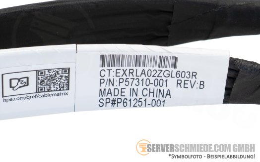 HP DL365 Gen11 4x NVMe x4 direct attached balanced cable Kit P56917-B21 for P26429-B21 +NEW+