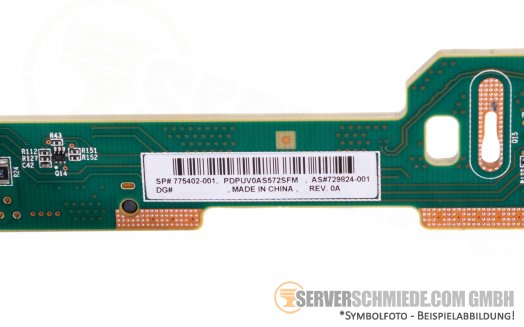 HP DL380/DL360 Gen9 Backplane 4-Bay 3,5
