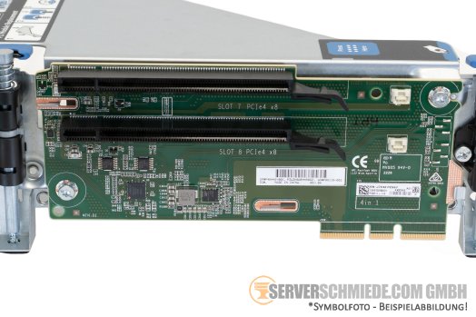 HP DL380 DL385 Gen10 Plus Tertiary Riser 2x x8 PCIe 4.0 incl. cage P14581-B21 +NEW+