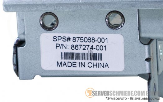 HP DL380 Gen10 Rear Flex Bay housing bracket Filler 867274-001