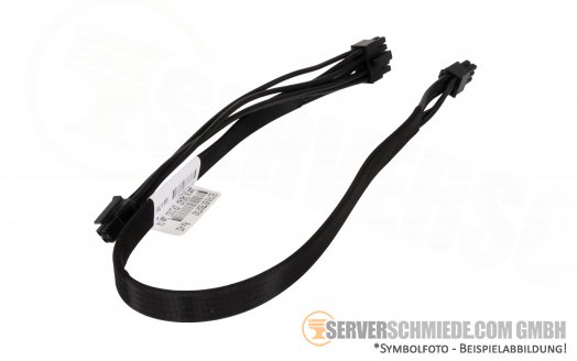 HP DL380 Gen9 1x 10-pin to 1x 4-pin + 1x 6-pin Y-Split cable Power Kabel for Backplane 2x SFF Rear and 8x SFF Front 747569-001
