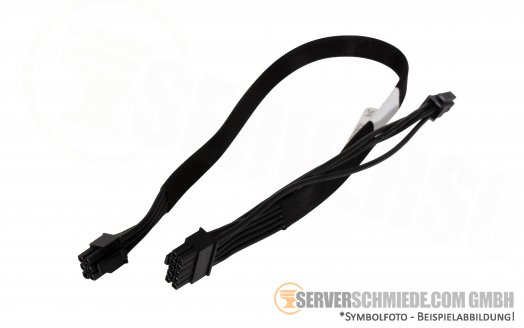 HP DL380 Gen9 1x 10-pin to 1x 4-pin + 1x 6-pin Y-Split cable Power Kabel for Backplane 2x SFF Rear and 8x SFF Front 747569-001
