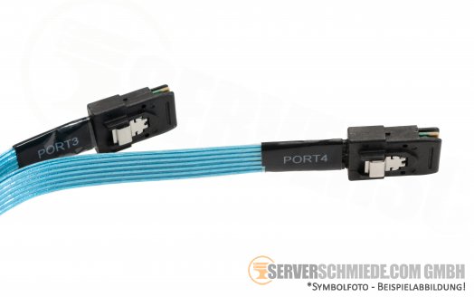 HP 75cm / 85cm SAS cable 2x SFF-8087 winkel to 2x SFF-8087 gerade DL380 Gen9 776402-001