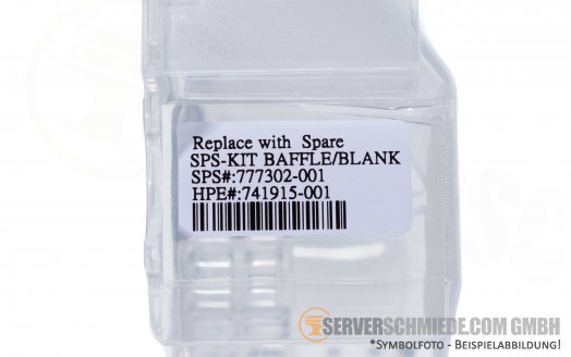 HP DL380 Gen9 Airflow Baffle Luftstromleitklappe 741915-001 777302-001