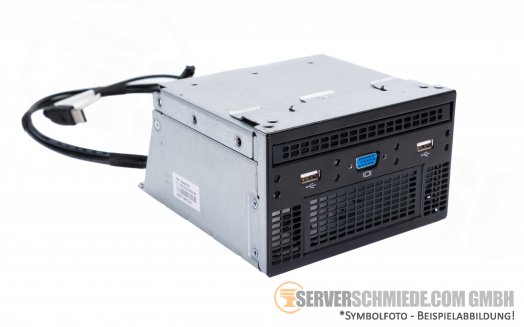 HP DL380 Gen9 Media Bay Cage inkl. 1x VGA 2x USB Power cable Kabel