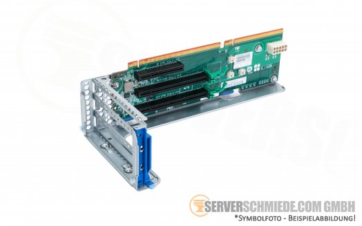 HP Secondary Riser 2x x16 1x x8 PCIe 3.0 FP full profile GPU incl. cage DL380 Gen9 719073-B21