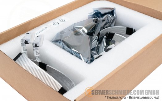 HP DL380 Gen10 4-port Slim SAS NVMe Riser + Cage + cables 873732-B21 - Bay-2 expansion 8x to 16x U.2 U.3 NVMe +NEW+