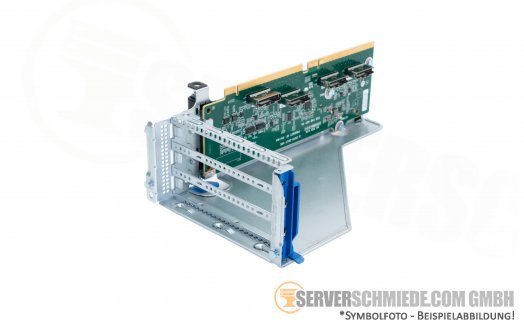 HP DL380 Gen10 4-port Slim SAS NVMe Riser + Cage + cables 873732-B21 - Bay-2 expansion 8x to 16x U.2 U.3 NVMe +NEW+