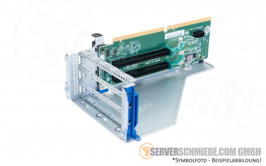 HP DL380 Gen10 Secondary 2x PCIe x16 Slot GPU ready 2nd Riser 826694-B21 with cage