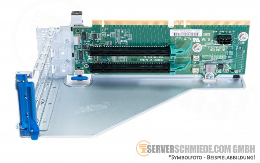 HP DL380 Gen10 Secondary 2x PCIe x16 Slot GPU ready 2nd Riser 826694-B21 with cage