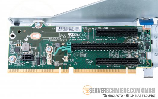 HP Primary Secondary 2nd Riser PCIe x8 / x16 / x8 2nd GPU ready incl. Cage DL560 DL380 Gen10 870548-B21