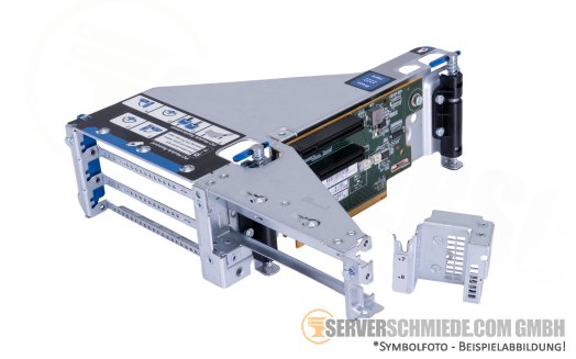 HP DL380 Gen10 Tertiary PCIe x8 / x8 3rd Riser with Riser cage 875780-B21