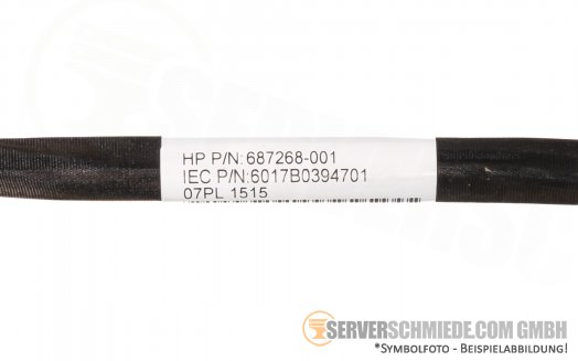 HP DL380 Gen8 12-bay LFF power cable 687268-001