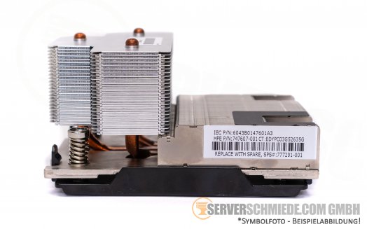 HP DL380 Gen9 CPU Kühler Heatsink 747607-001 777291-001 747607-001 TDP-130W