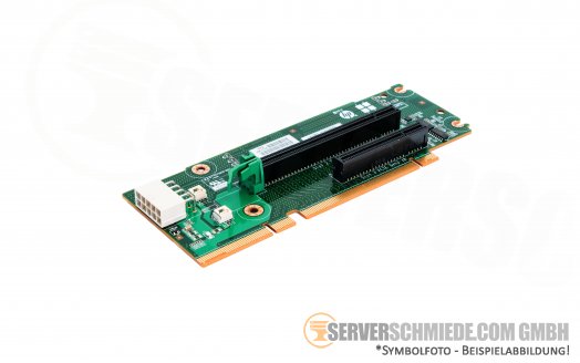 HP DL380 Gen9 1x PCIe x16 1x PCIe x8 GPU ready Riser  719076-B21