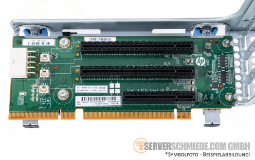 HP 3x x8 PCIe 3.0 Riser incl. cage DL380 Gen9 777281-001