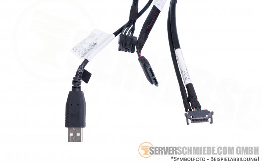 HP DL380 Gen9 DVD Media Bay Cage inkl. DVD drive SATA power VGA USB cable Kabel / 2x SFF Hot Swap HDD Bay 724865-B21 765446-001 786579-001