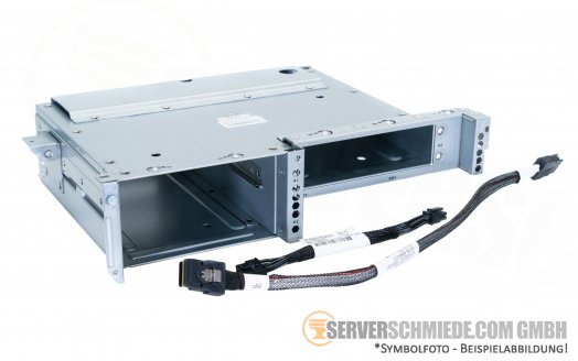 HP DL380 Gen9 rear Bay 3x LFF 3,5" Drive Cage Expansion inkl. Backplane and cables