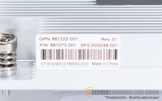 HP DL385 Gen10 Heatsink CPU Prozessor Kühler P00248-001 with screws screwdown AMD EPYC SP3