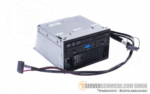 HP DL560 Gen9 Media Bay Cage inkl. 1x VGA 2x USB Power cable Kabel inkl. DVD-Laufwerk 793535-001